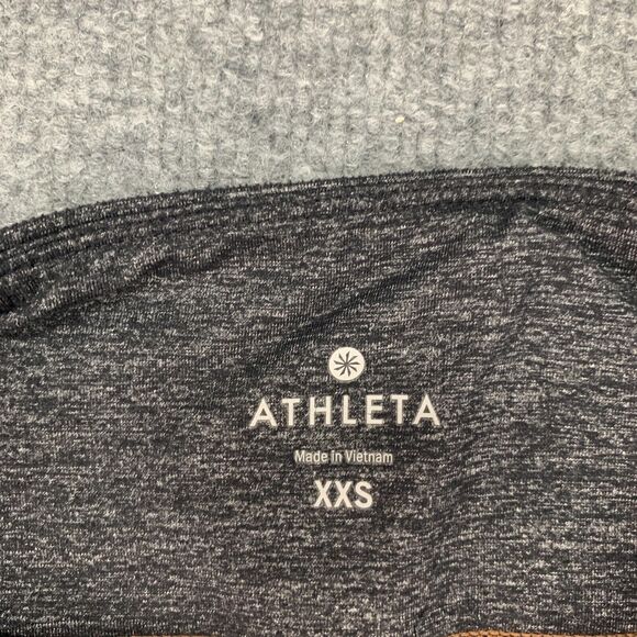 Athleta Mind of Matter Capri Womens XXS 2XS Cut Out Hem Leggings Stretch Pull On - Picture 4 of 12